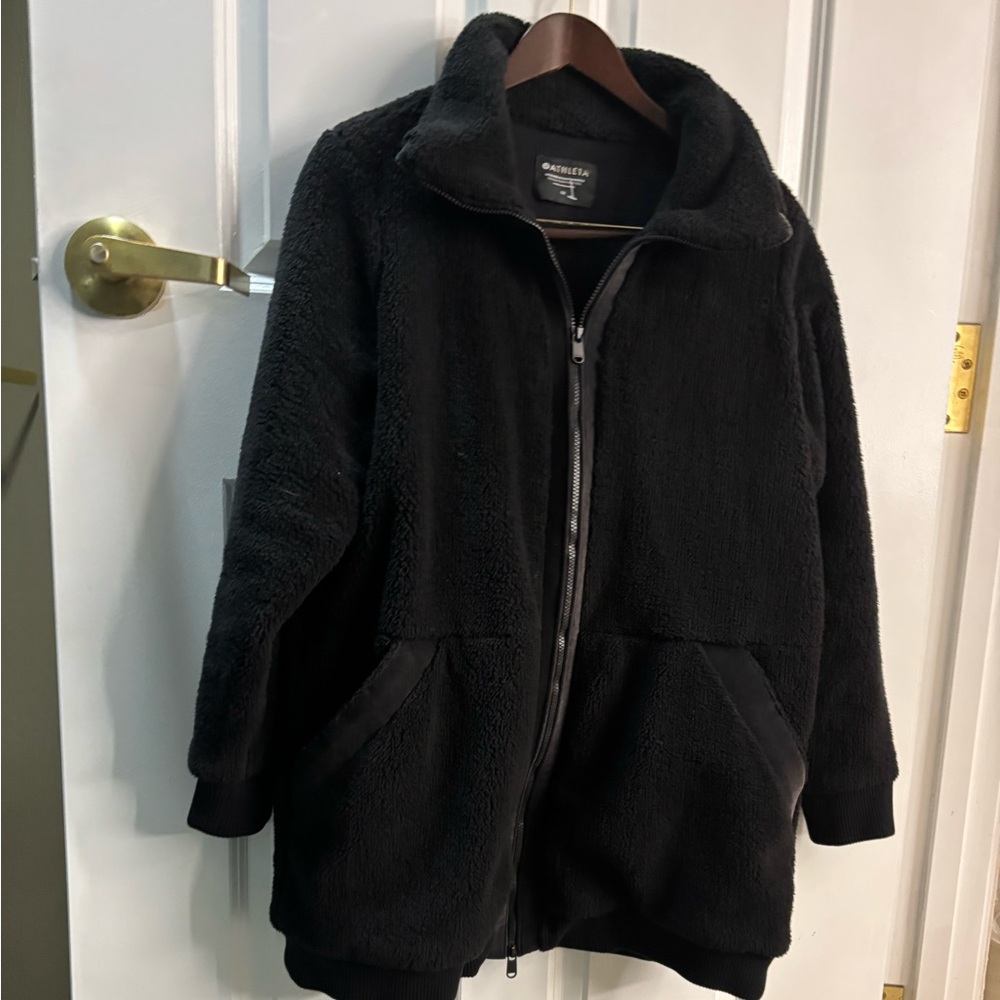 Athleta FLEECE Zip down 1X